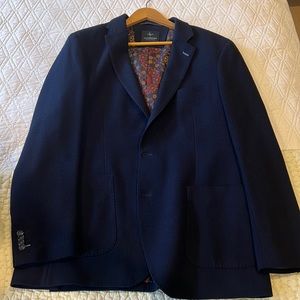 Tailorbyrd Collection Mens Navy Blue Sport Coat